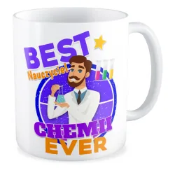 Kubek na DZIEŃ NAUCZYCIELA Best nauczyciel chemii ever